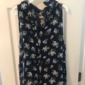 Floral Hollister shirt